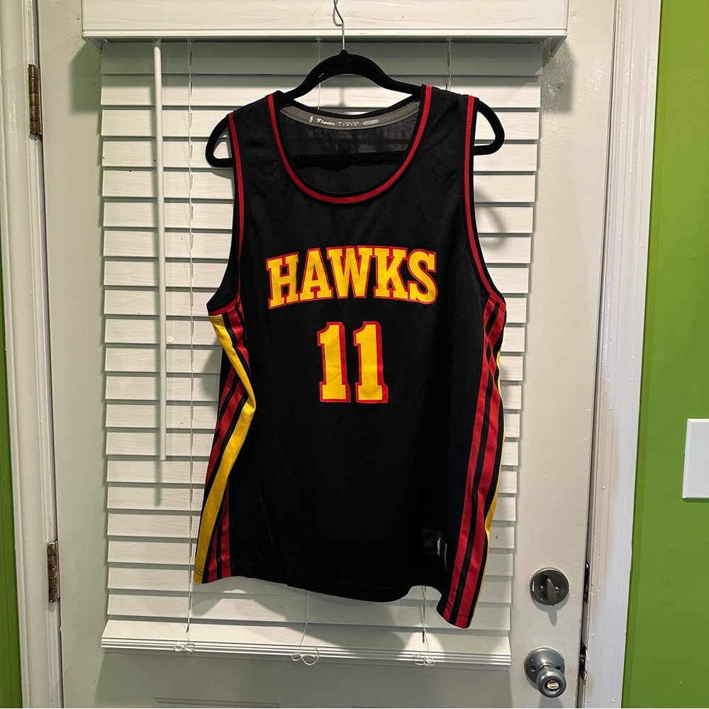 NBA Black and Yellow Hawks Jersey